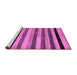 Sideview of Machine Washable Abstract Purple Modern Area Rugs, wshabs236pur