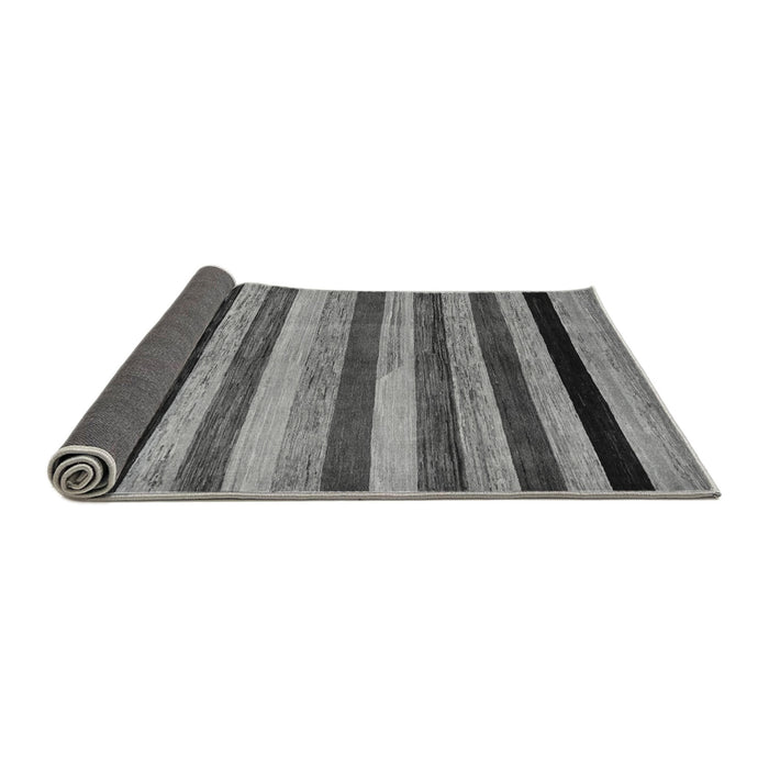 Sideview of Abstract Gray Modern Rug, abs236gry