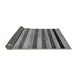 Sideview of Abstract Gray Modern Rug, abs236gry