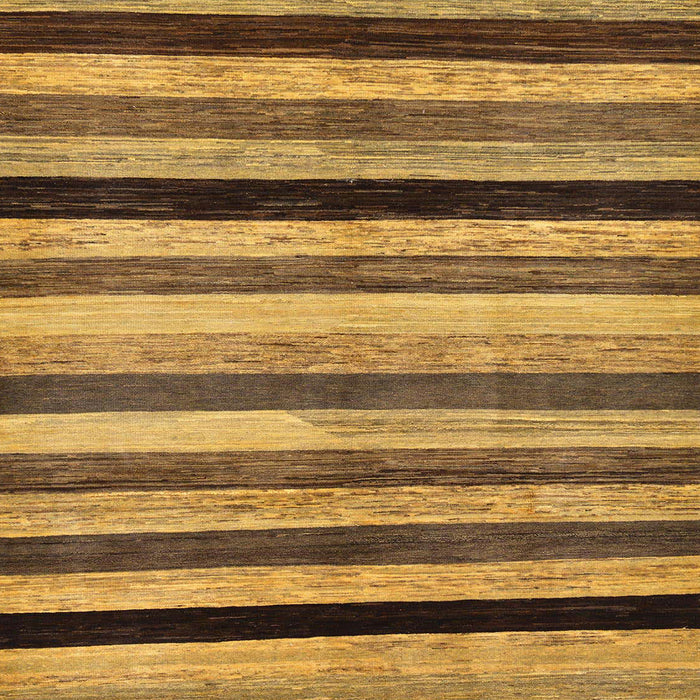 Square Machine Washable Abstract Orange Rug, wshabs236