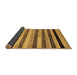 Sideview of Abstract Brown Modern Rug, abs236brn