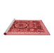 Modern Red Washable Rugs