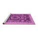 Sideview of Machine Washable Abstract Purple Modern Area Rugs, wshabs2370pur