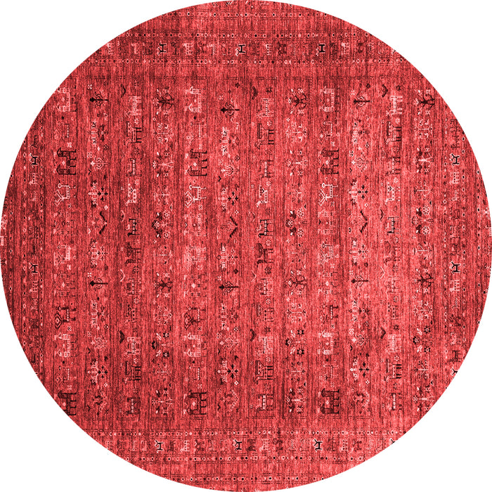 Machine Washable Abstract Red Modern Rug, wshabs2371red