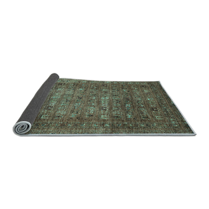 Sideview of Abstract Light Blue Modern Rug, abs2371lblu