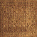 Square Abstract Brown Modern Rug, abs2371brn