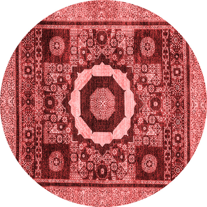 Machine Washable Abstract Red Modern Rug, wshabs2372red