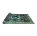 Sideview of Abstract Light Blue Modern Rug, abs2372lblu