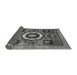 Sideview of Abstract Gray Modern Rug, abs2372gry