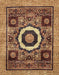 Abstract Orange Modern Rug, abs2372