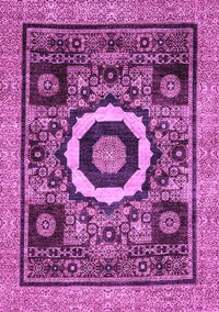 Abstract Purple Modern Rug, abs2372pur