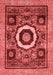 Abstract Red Modern Area Rugs