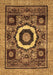 Machine Washable Abstract Brown Modern Rug, wshabs2372brn