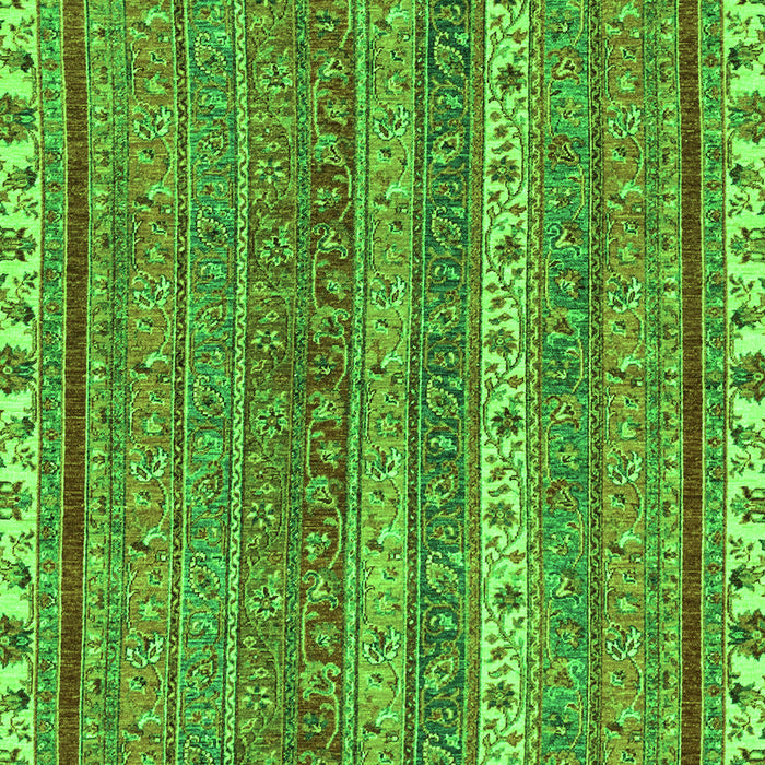 Machine Washable Abstract Green Modern Area Rugs, wshabs2373grn