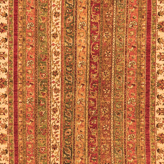 Machine Washable Abstract Orange Modern Area Rugs, wshabs2373org