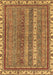 Abstract Brown Modern Rug, abs2373brn