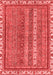 Abstract Red Modern Area Rugs