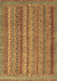 Abstract Brown Modern Rug, abs2374brn