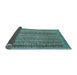 Sideview of Abstract Light Blue Modern Rug, abs2374lblu