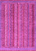 Machine Washable Abstract Pink Modern Rug, wshabs2374pnk