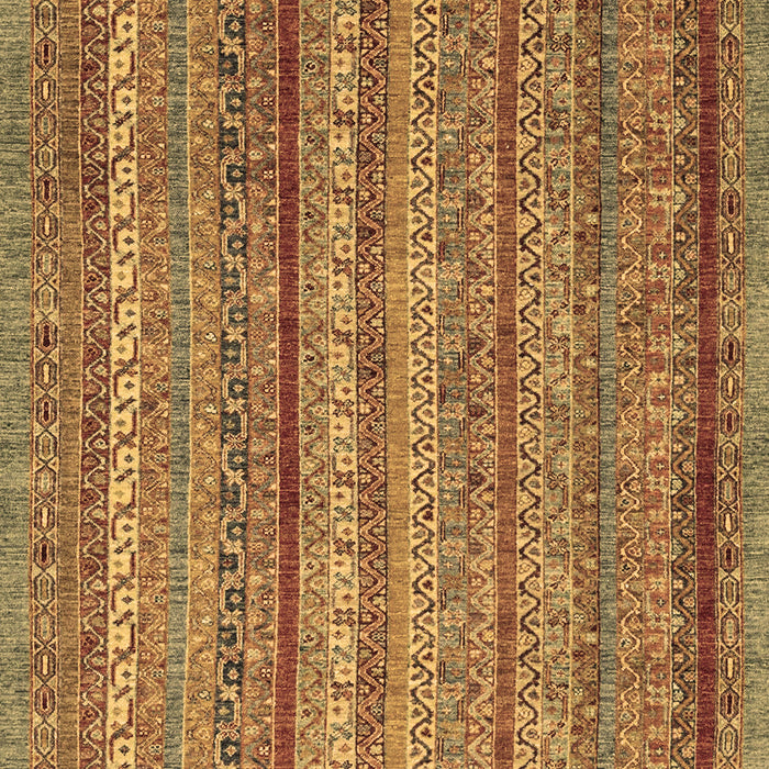Machine Washable Abstract Brown Modern Rug, wshabs2374brn