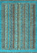 Abstract Light Blue Modern Rug, abs2374lblu