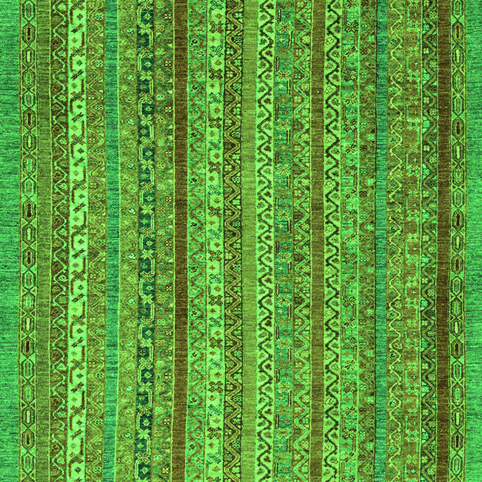 Abstract Green Modern Rug, abs2374grn