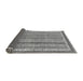 Sideview of Abstract Gray Modern Rug, abs2375gry