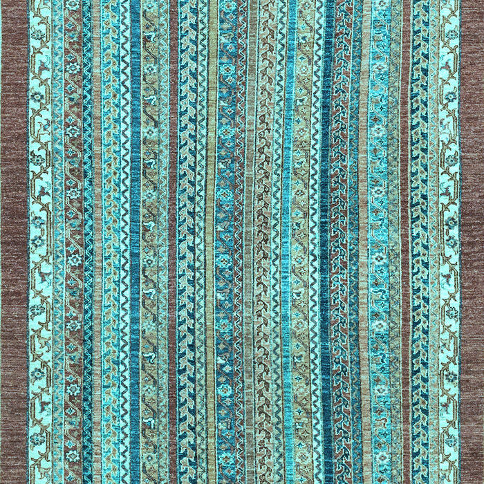 Abstract Light Blue Modern Rug, abs2375lblu