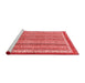 Modern Red Washable Rugs