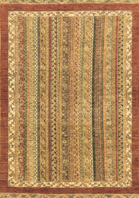 Abstract Brown Modern Rug, abs2375brn