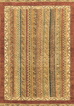 Abstract Brown Modern Rug, abs2375brn