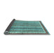 Sideview of Abstract Light Blue Modern Rug, abs2375lblu