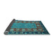 Sideview of Animal Light Blue Traditional Rug, abs2376lblu