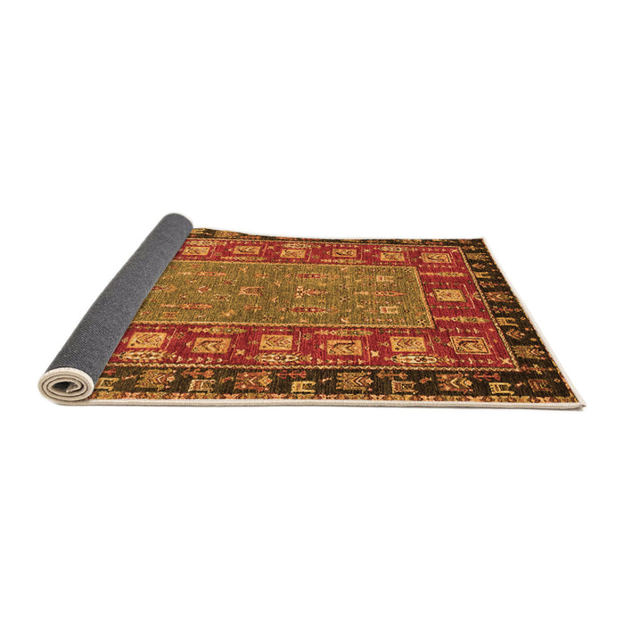 Sideview of Animal Orange Traditional Rug, abs2376org