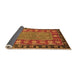 Sideview of Animal Orange Traditional Rug, abs2376org