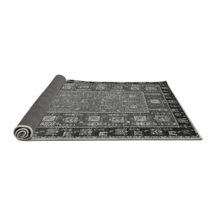 Sideview of Animal Gray Traditional Rug, abs2376gry