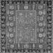 Square Animal Gray Traditional Rug, abs2376gry