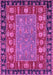 Machine Washable Animal Pink Traditional Rug, wshabs2376pnk