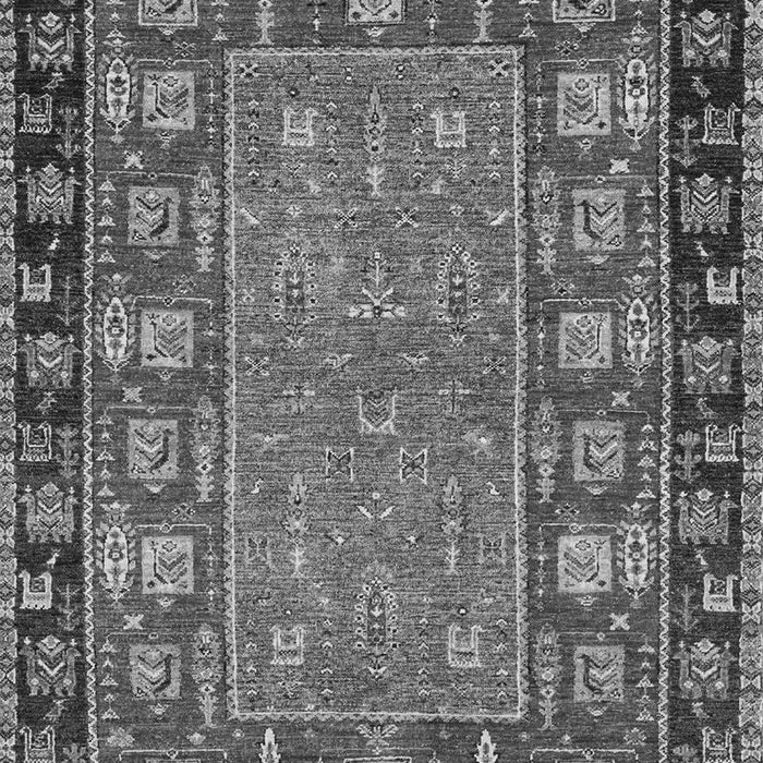 Machine Washable Animal Gray Traditional Rug, wshabs2376gry