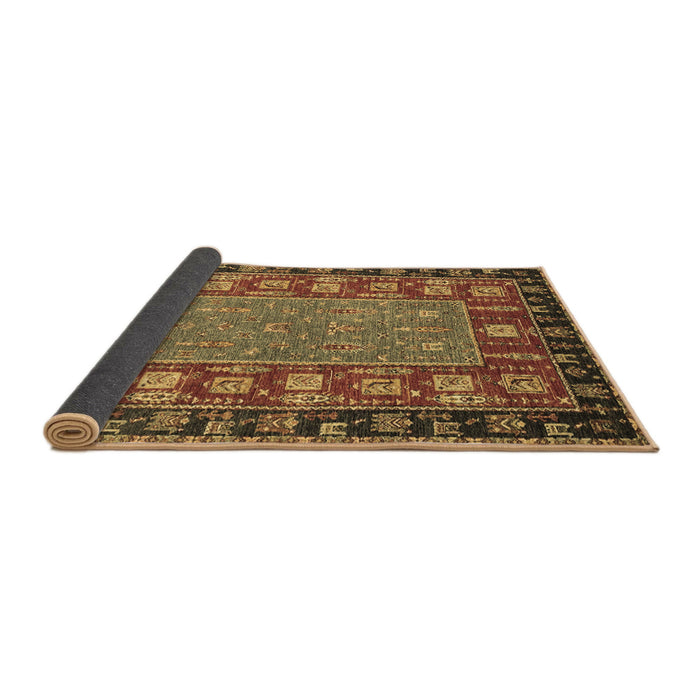 Sideview of Animal Brown Traditional Rug, abs2376brn