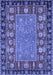 Animal Blue Traditional Rug, abs2376blu