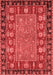 Animal Red Traditional Area Rugs