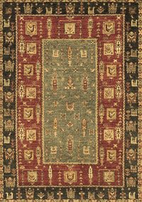 Animal Brown Traditional Rug, abs2376brn