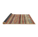 Sideview of Abstract Brown Modern Rug, abs2377