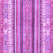 Square Abstract Purple Modern Rug, abs2377pur