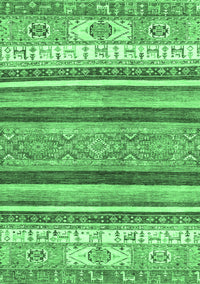 Abstract Emerald Green Modern Rug, abs2377emgrn