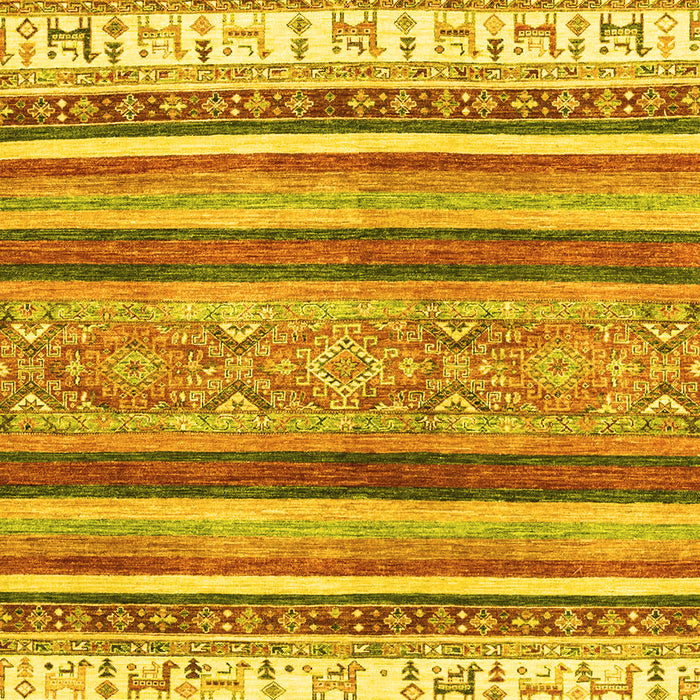 Abstract Yellow Modern Rug, abs2377yw
