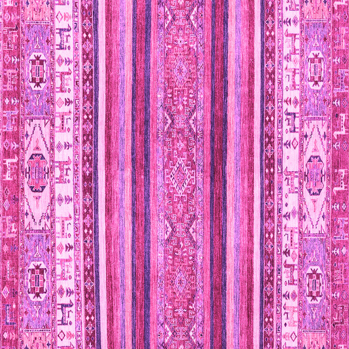 Square Machine Washable Abstract Pink Modern Rug, wshabs2377pnk