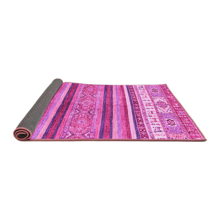 Sideview of Abstract Pink Modern Rug, abs2377pnk